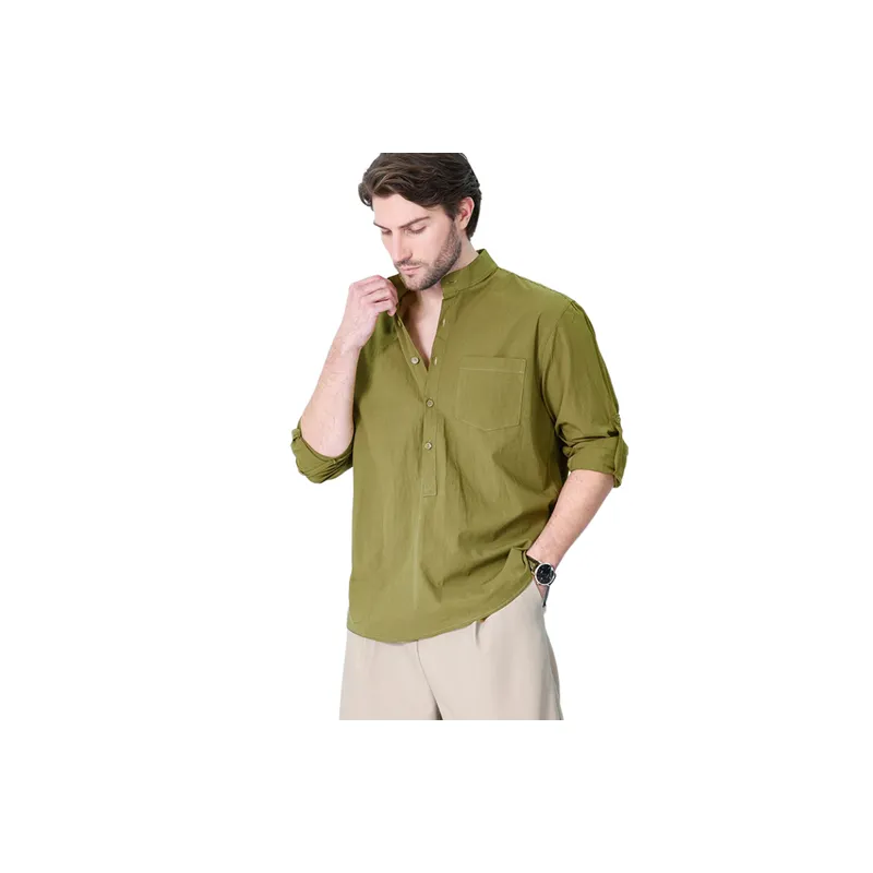 Casual Plain Shirt-7
