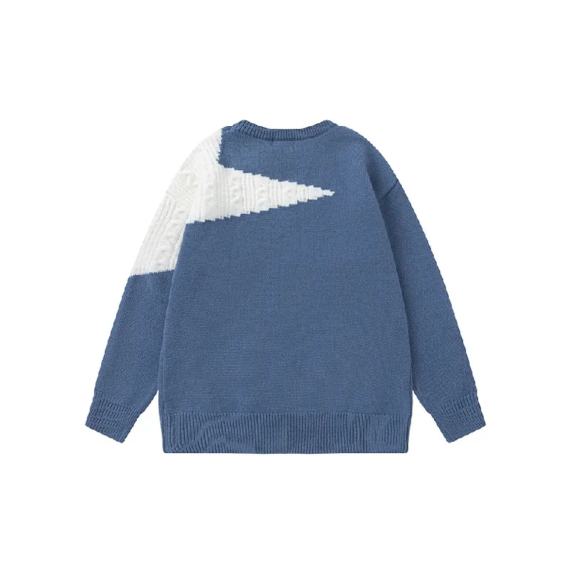 Retro Loose Acrylic Fibres Sweater-1