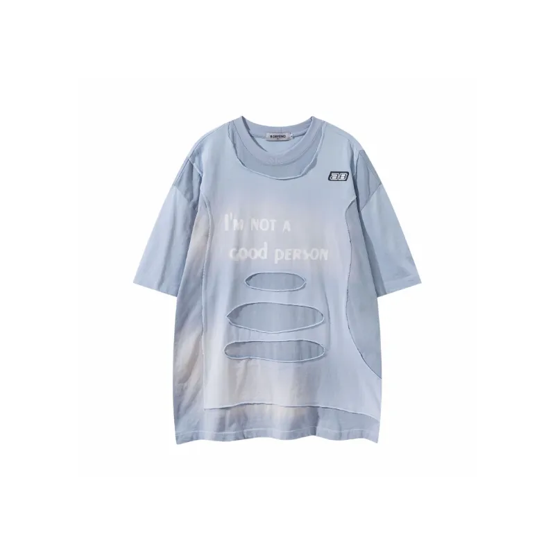 Old Washed Two Piece T Shirts-0