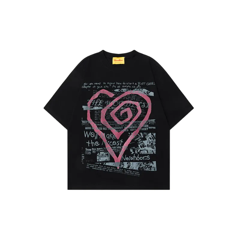 Retro Casual 100% Cotton T Shirt-4