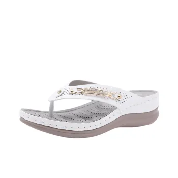 Retro Plain Flip Flops