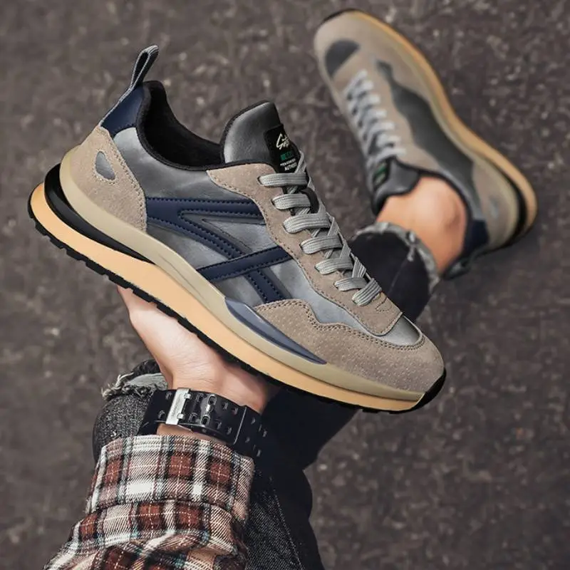Retro Contrast Color Lifestyle Shoes-9