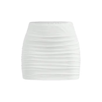 Fashionable Sexy Milk Fiber Casual Skirt Women