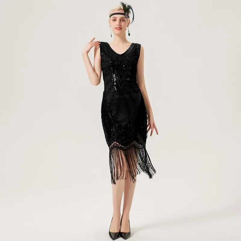 Retro Fashionable Dress Women-1