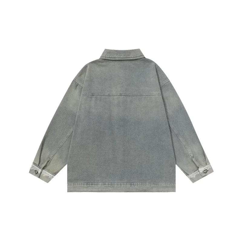 Retro Loose Denim Jacket Women-1