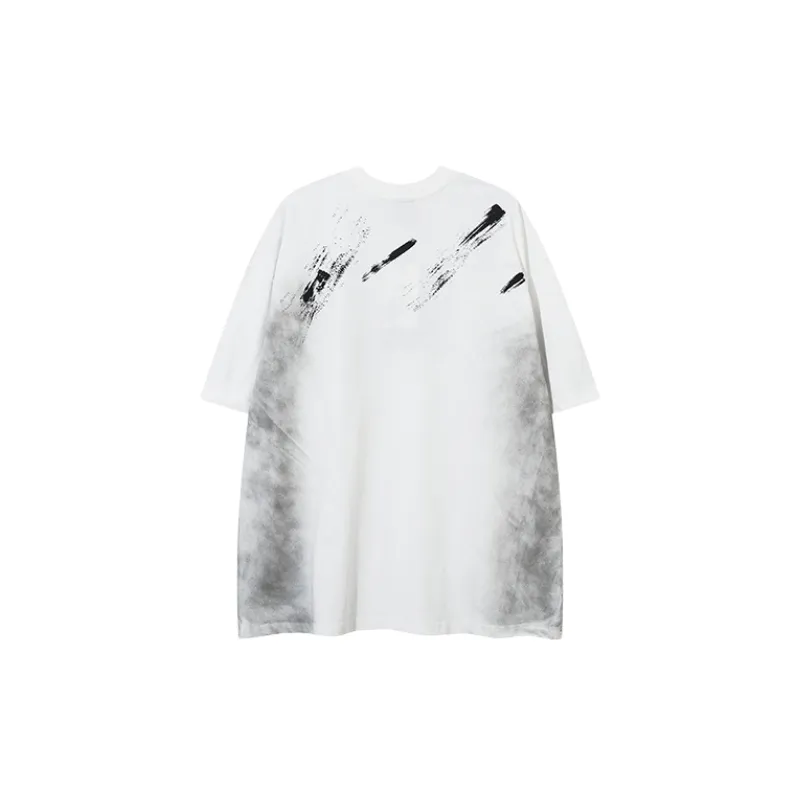 Casual Loose Combed Cotton T-Shirt-5