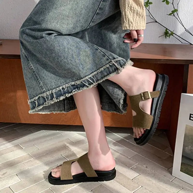 Simple Casual Beach Sandals-5