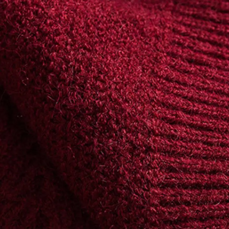Plain Simple Polyester Sweater-5