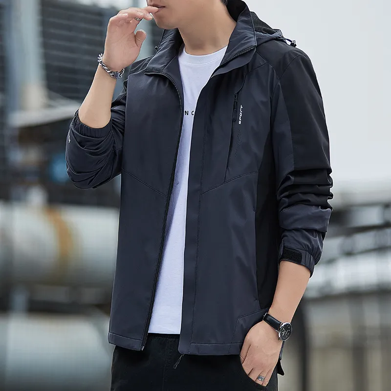 Fashionable Soft Blended Synthetic Fabrics Jacket-3