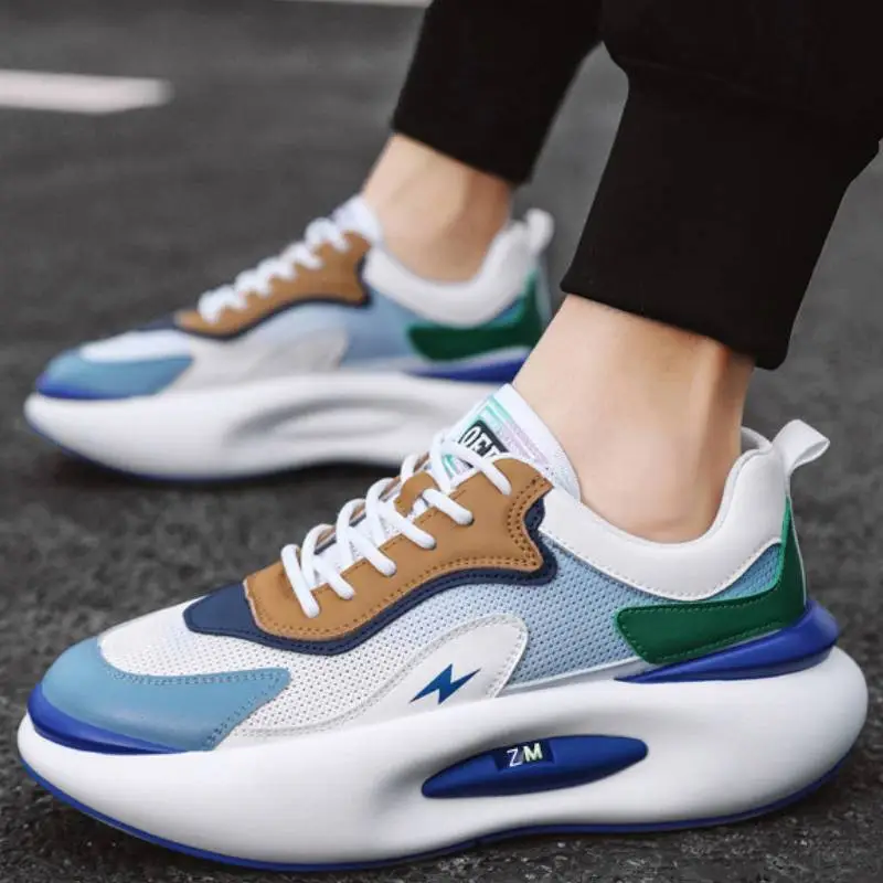 Sporty Breathable Chunky Sneakers-8