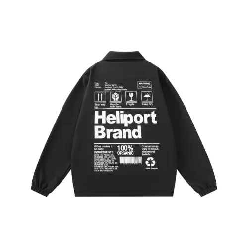 HELIPORT Aprons Eco Cycle Coach Jacket All Match Loose Charge Top