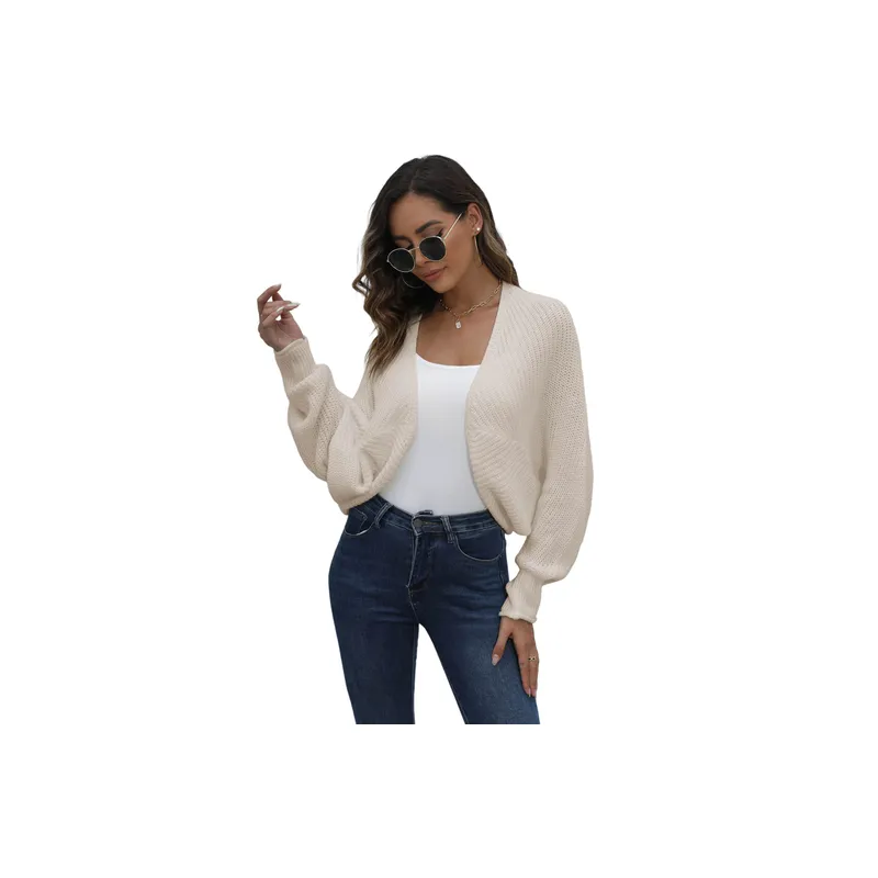 Casual Plain Acrylic Fibres Knitwear Women-0