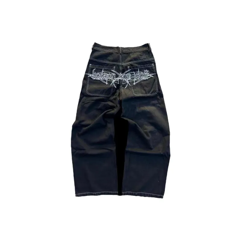 Retro Hip Hop Casual Jeans-1