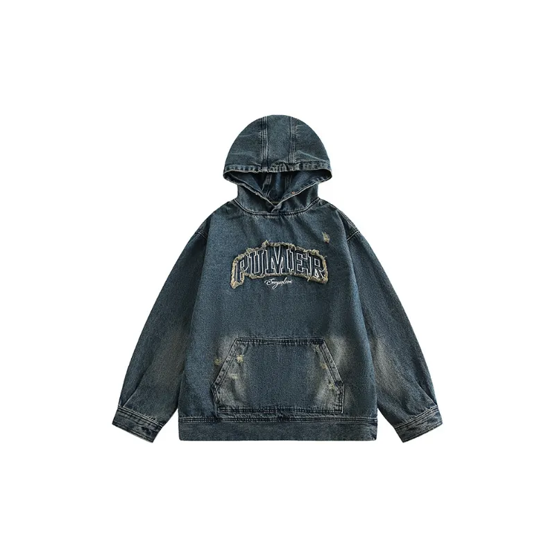 Trendy Retro Washed Patch Jacket-0