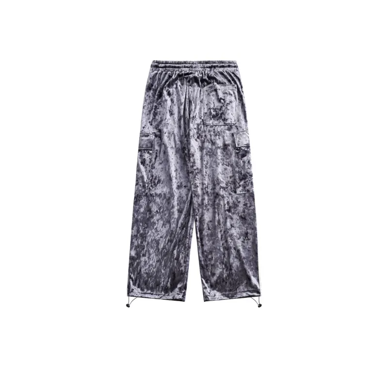 Retro Velvet Sweatpants-1