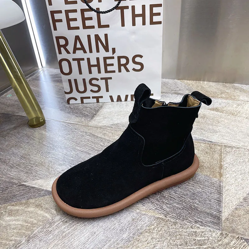 Denim Fashion Ankle Boots-1