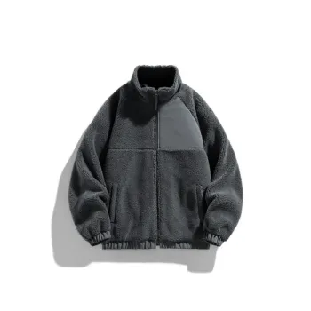 Double sided Wearing Lambskin Cotton padded Fashionable Fleece Plaid Warm Thickened For Teenagers Jacket