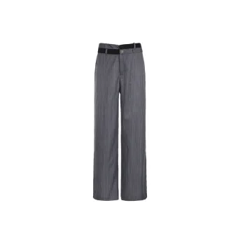 Casual Loose Straight Leg Suit Trousers Women