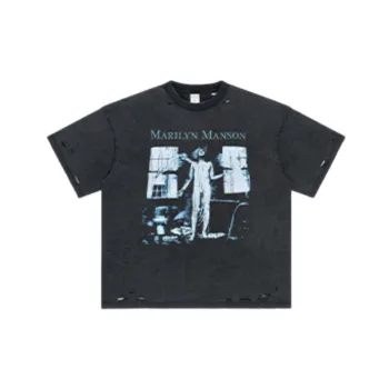 Fashionable Loose 100% Cotton T Shirt