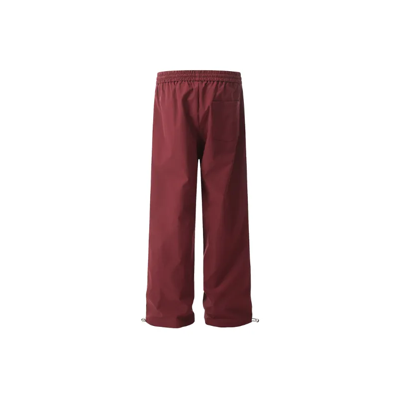 Street Color Contrast Casual Pants-5