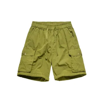 Simple Loose Cotton Cargo Shorts