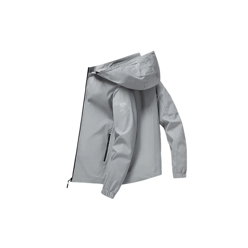 Casual Funky Loose Blended Synthetic Fabrics Jacket-1