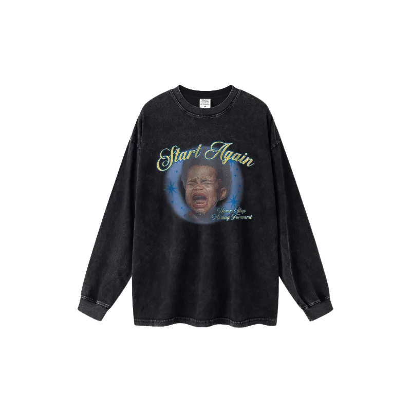 Retro Loose Cotton T Shirt