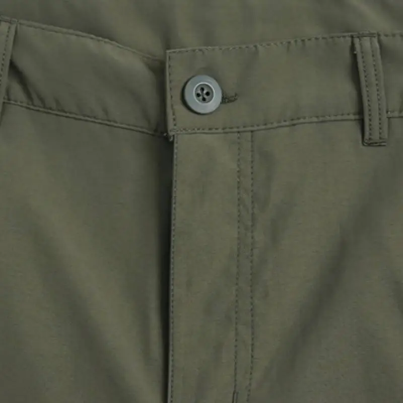 Casual Loose Blended Synthetic Fabrics Cargo Pants-8