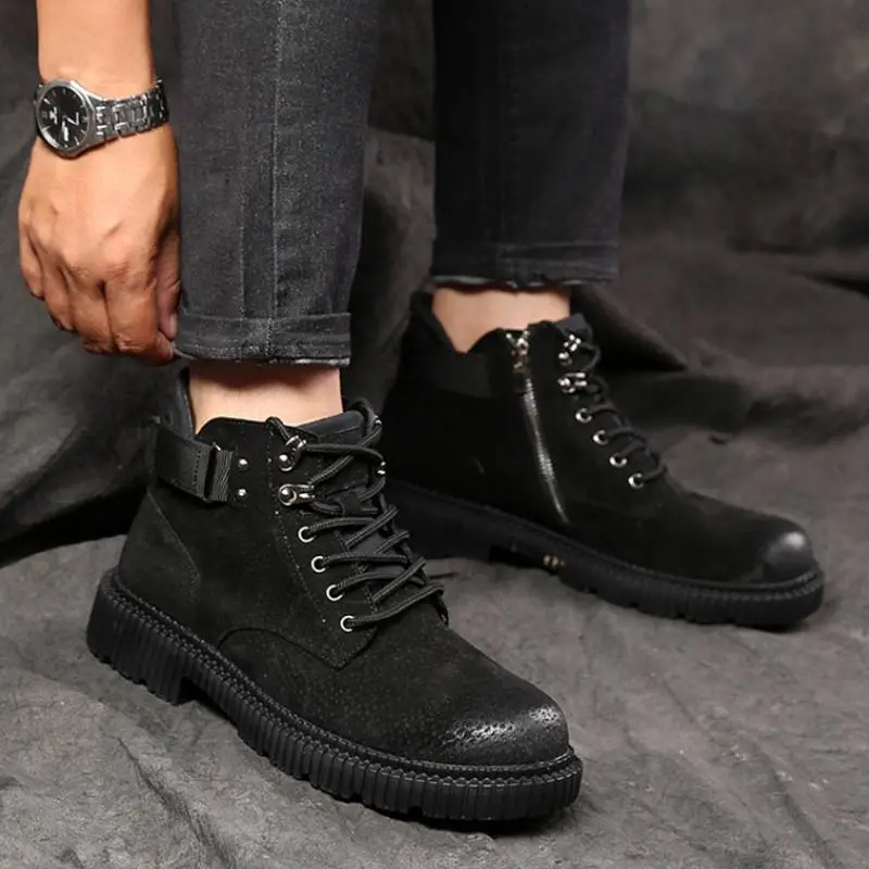 Retro Simple Outdoor Boots-1