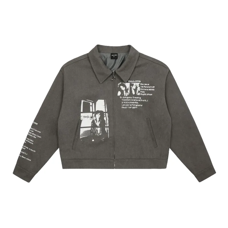 Casual Loose Cotton Jacket-0