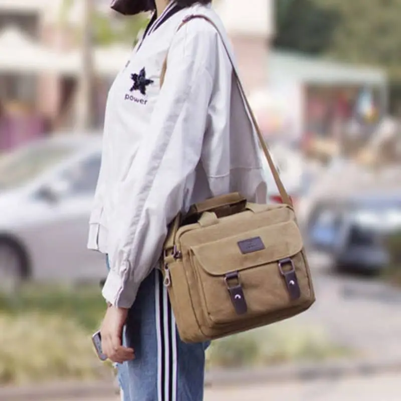Retro Large Capacity Crossbody Bag-3