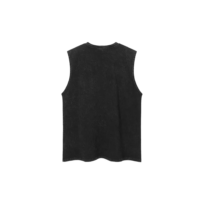Trend Retro Letters Printed Short Sleeved High Street Leisure T shirt-1