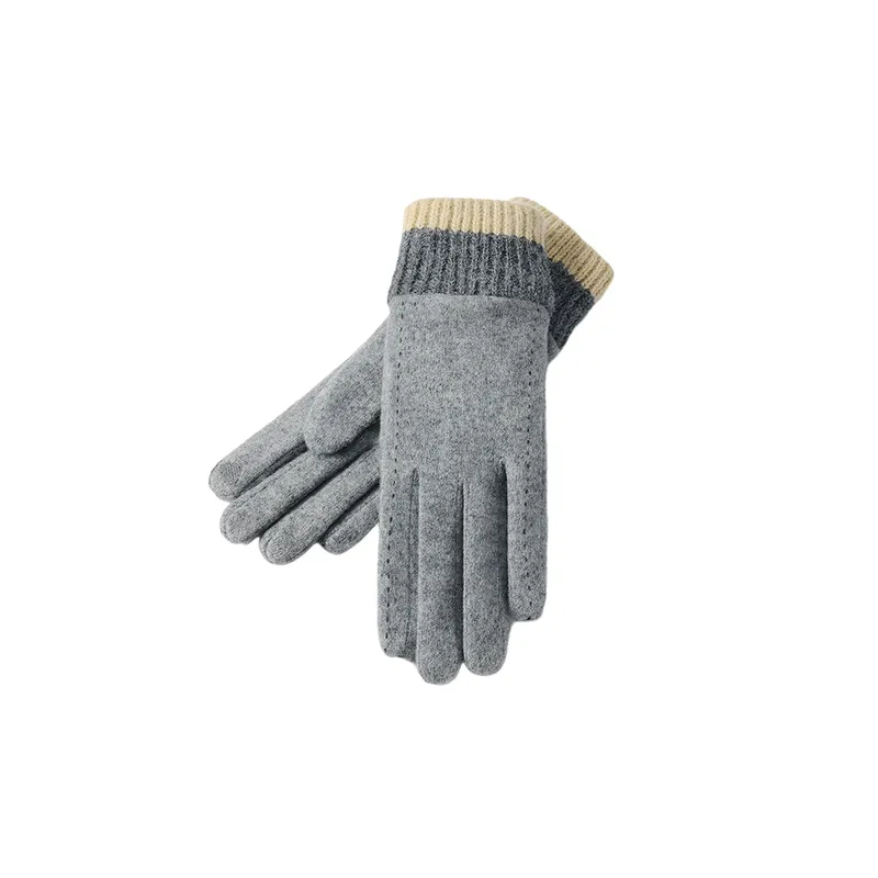 Casual Simple Knit Gloves-2