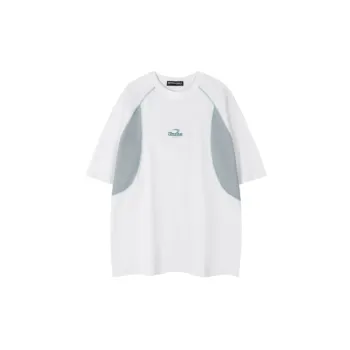 Casual Sporty Cotton Blended Fabric T Shirt Unisex
