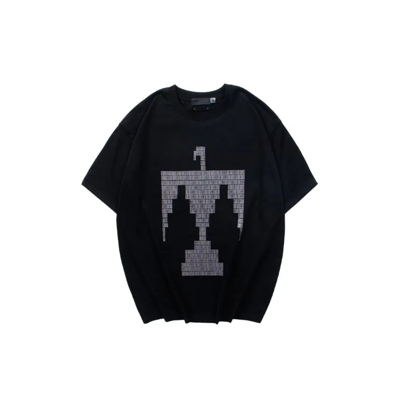 Casual Loose Cotton Blended Fabric T Shirt-2
