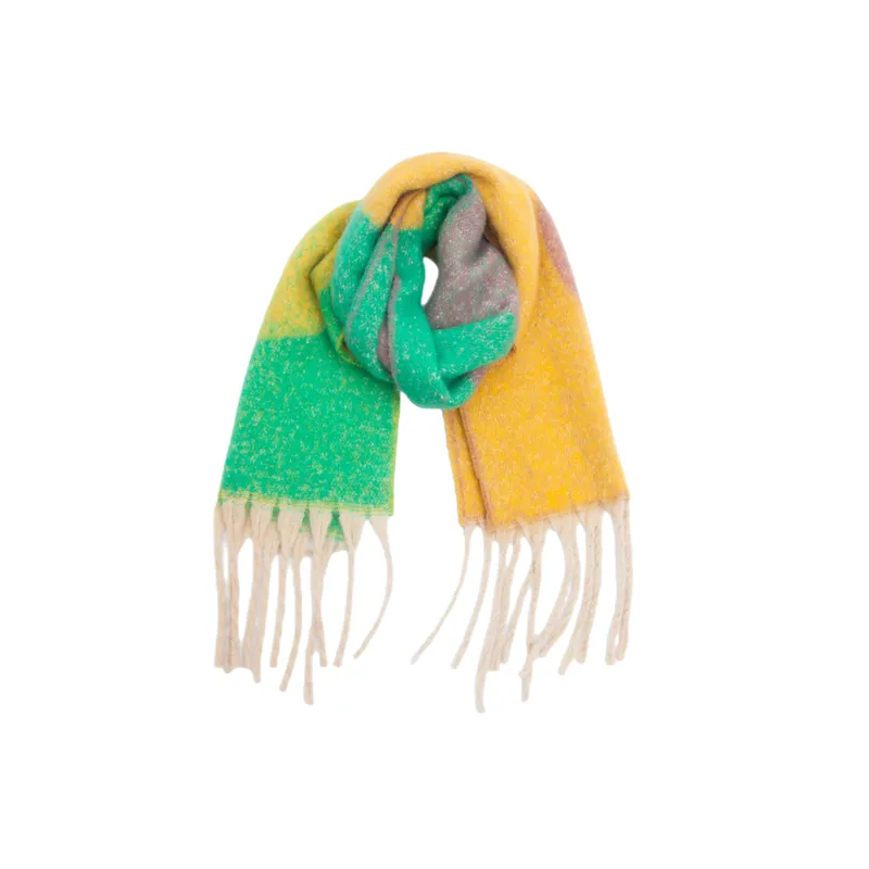 Casual Striped Knit Scarf-8