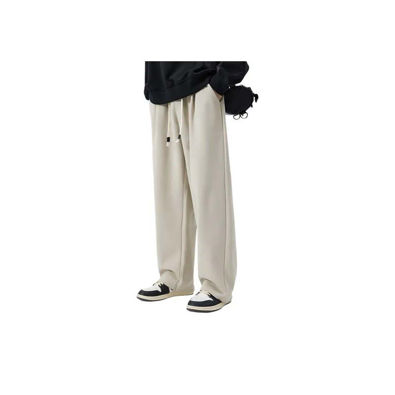 Loose Drawstring Casual Pants-10