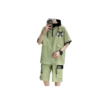Trendy Hooded Casual Two Piece Suit
