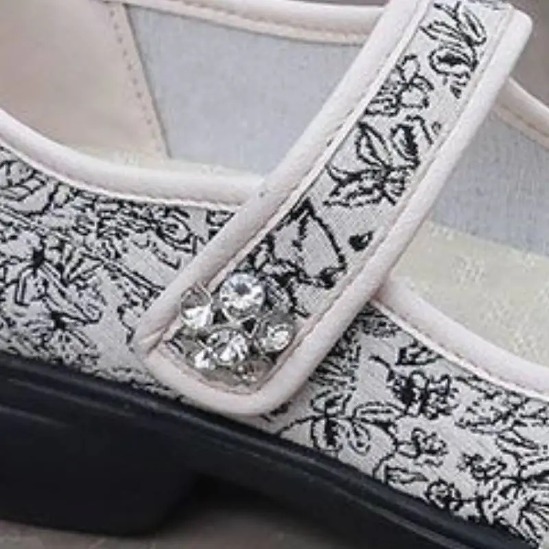 Casual Floral Mary Jane Shoes-4