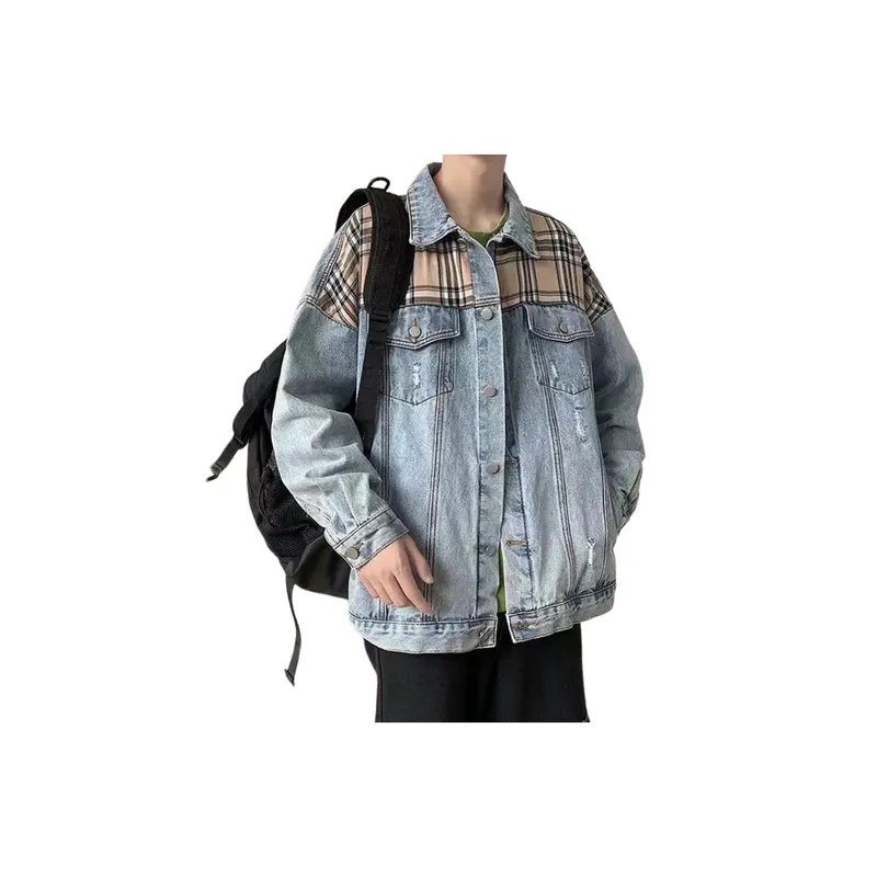 Loose Handsome Retro Denim Jacket-1