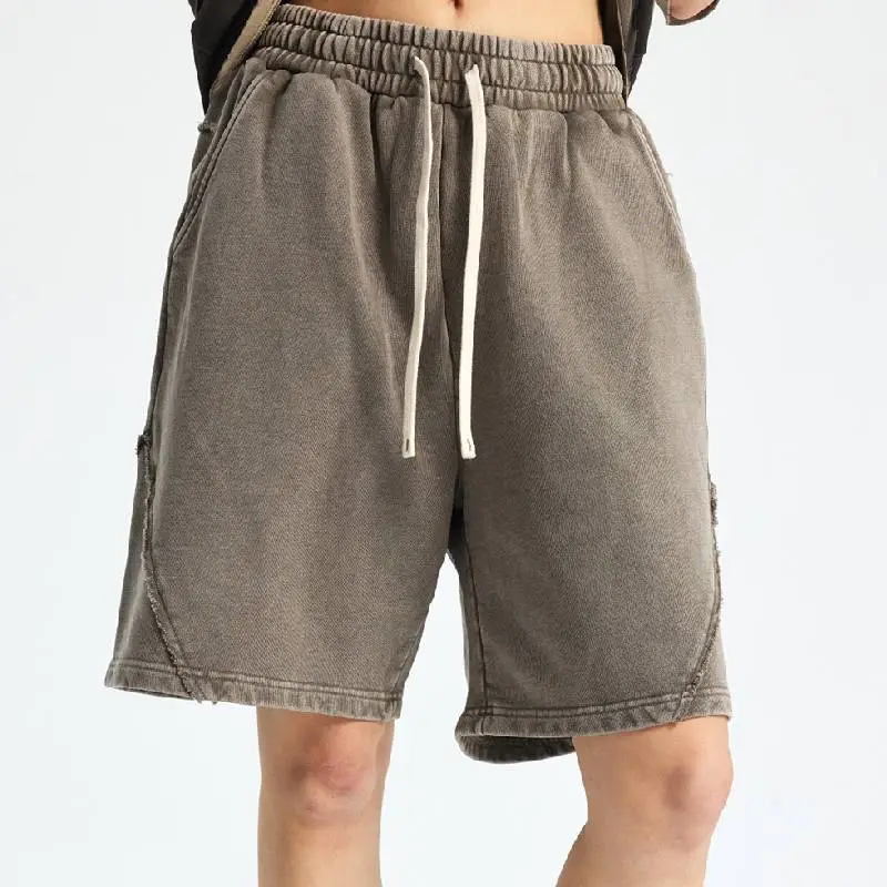 Street Retro Cotton Sports Shorts-12