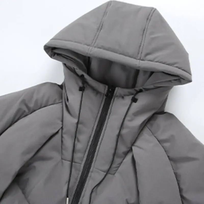 Casual Loose Simple Quilted Jacket-5
