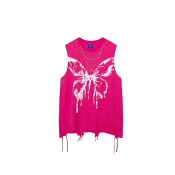 Retro Washed Cotton Vest