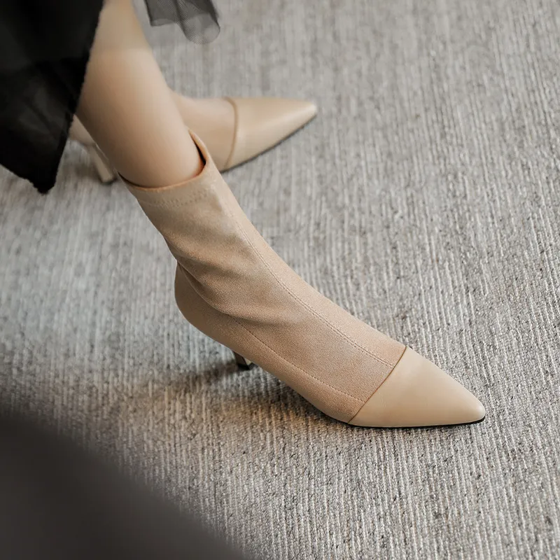 Elegant Plain Ankle Boots-4