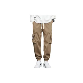 Loose Large Pocket Straight Pants