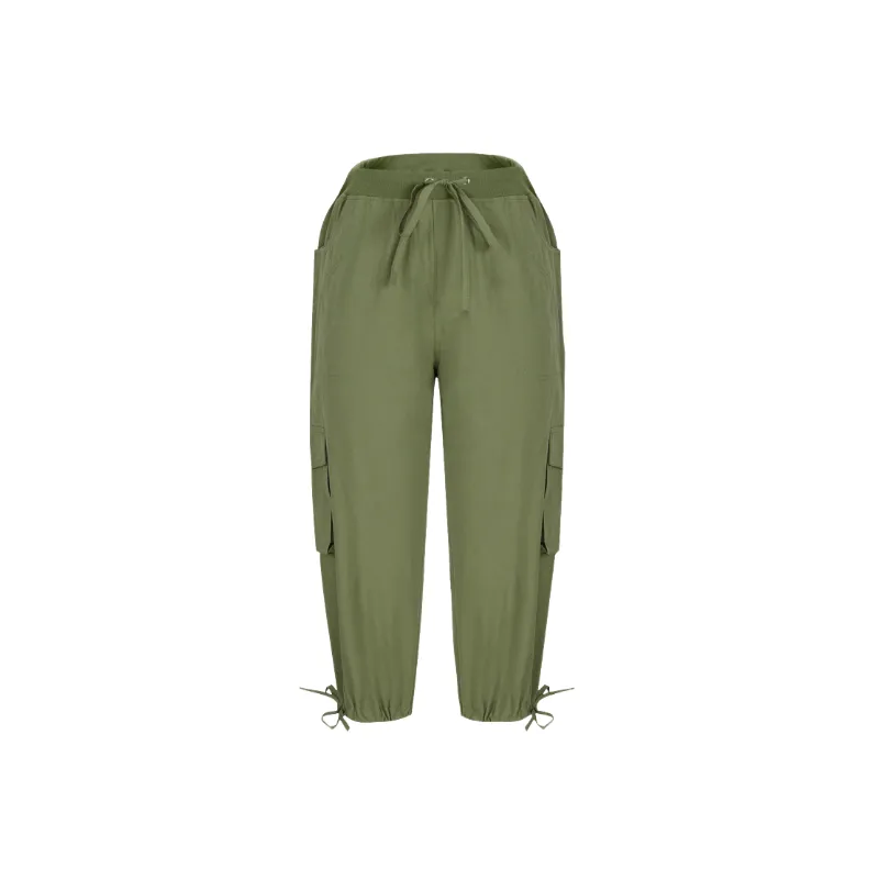 Sporty Casual Cotton Sports Pants Women-4