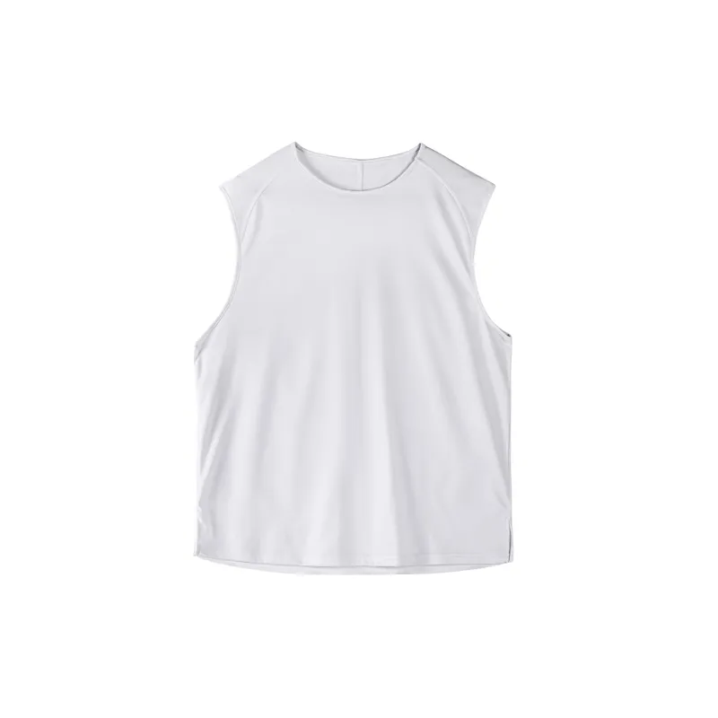 Sporty Breathable Blended Synthetic Fabrics Vest-3
