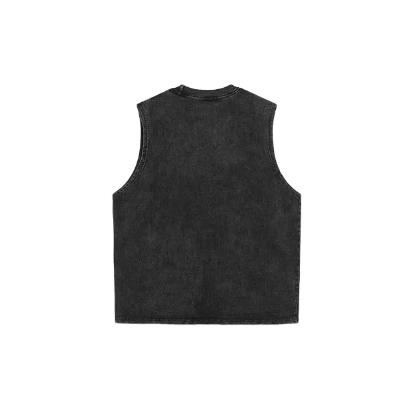Washed Distress T Shirt-1
