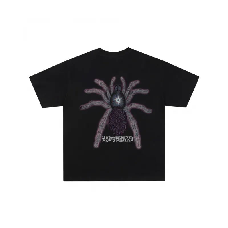 Cartoon Loose Combed Cotton T-Shirt-5