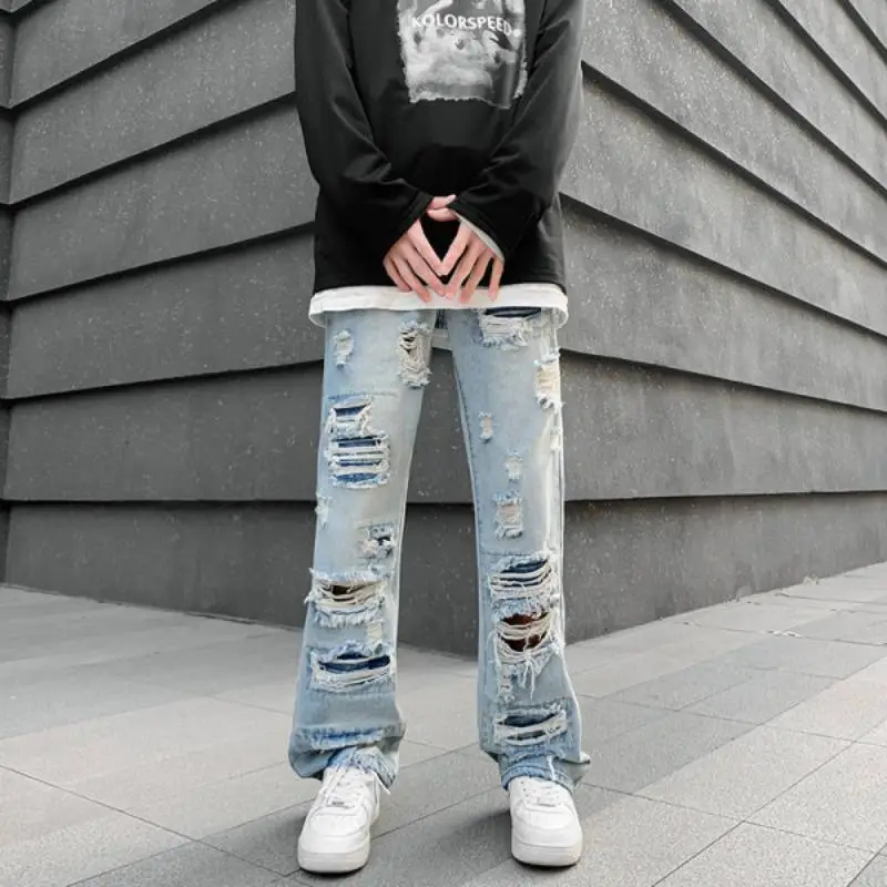 Street Straight Leg Jeans-2